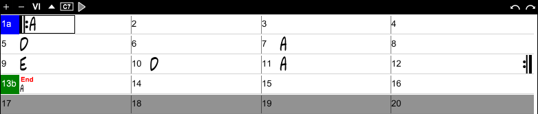 Chord Sheet