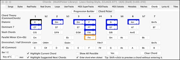 MultiPicker Library - Chords