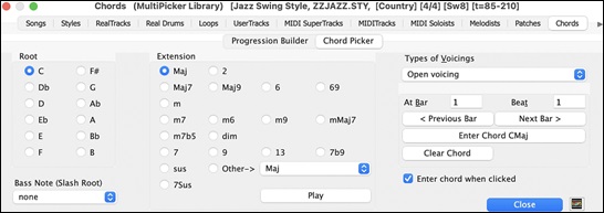 Chord Builder - Chord Picker