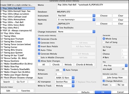 Melodist Picker (modal)