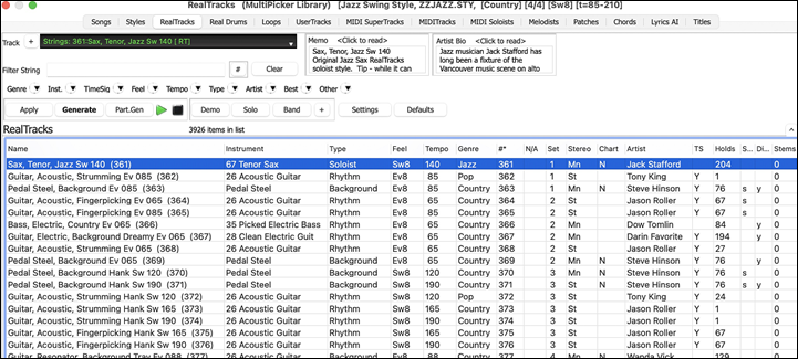 MultiPicker Library - RealTracks
