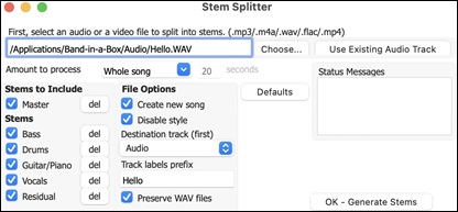 Stem Splitter