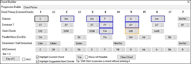 Chord Progression Builder