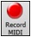 Record MIDI toolbar button