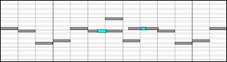 PIano Roll window - Overlapping notes