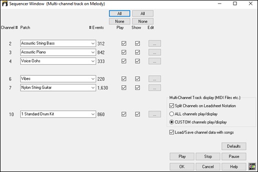 Sequencer Window