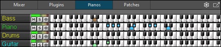 Mixer - Pianos
